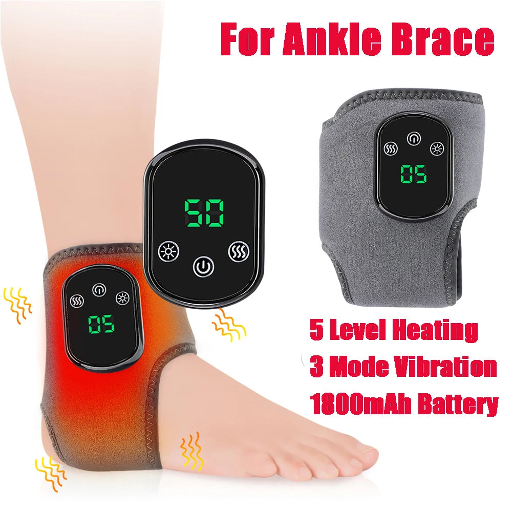 ThermoVibe Heating Massage Brace – Electric Hot Compress for Wrist, Hand & Ankle Pain Relief Support