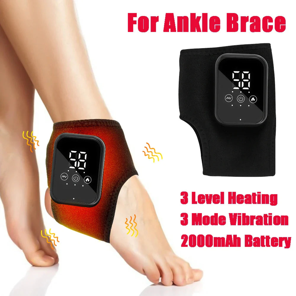 ThermoVibe Heating Massage Brace – Electric Hot Compress for Wrist, Hand & Ankle Pain Relief Support