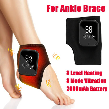 ThermoVibe Heating Massage Brace – Electric Hot Compress for Wrist, Hand & Ankle Pain Relief Support