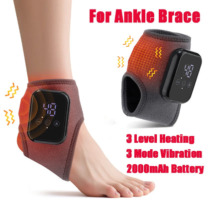 ThermoVibe Heating Massage Brace – Electric Hot Compress for Wrist, Hand & Ankle Pain Relief Support