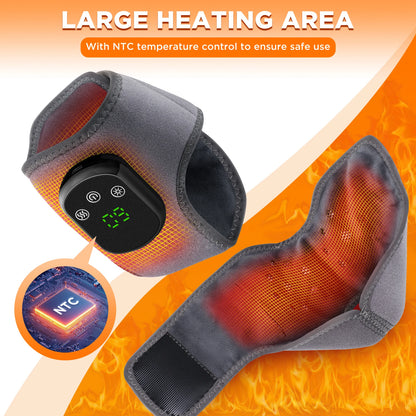 ThermoVibe Heating Massage Brace – Electric Hot Compress for Wrist, Hand & Ankle Pain Relief Support